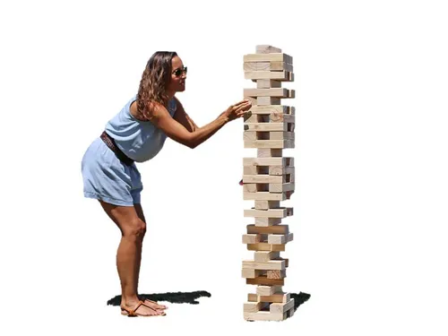 GIANT TUMBLE TOWER (JENGA)