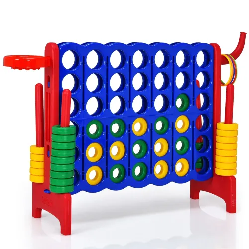 GIANT 3-IN-1 GAME (CONNECT 4, BASKETBALL. & RINGS) 