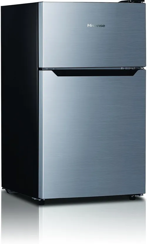 Hisense: 3.3 Cu. Ft. Mini Fridge + Freezer