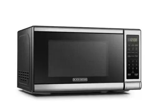 Black + Decker: 0.7 Cu. Ft. Microwave (Button Door)