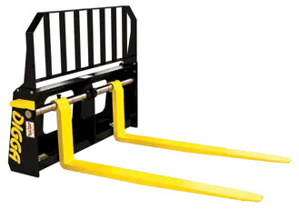 Pallet Forks - available as add on to tractor rental.
