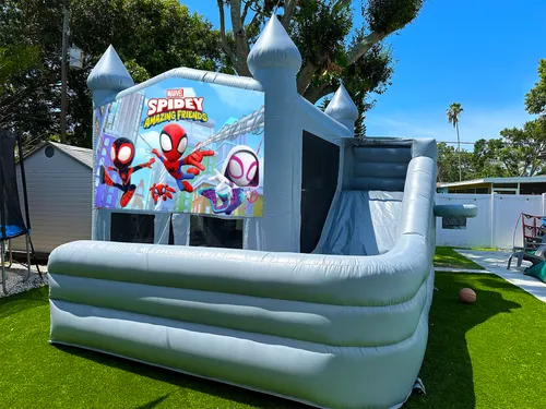 Spidey & Friends Bounce Slide (WET or DRY) 16 x 16 x 16