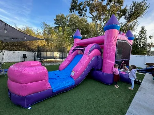 Pink Palace Bounce Slide Combo (WET OR DRY) 13W X 23L X 13H