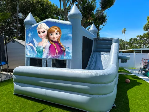 Frozen Style 2 Bounce Slide (WET or DRY) 16 x 16 x 16