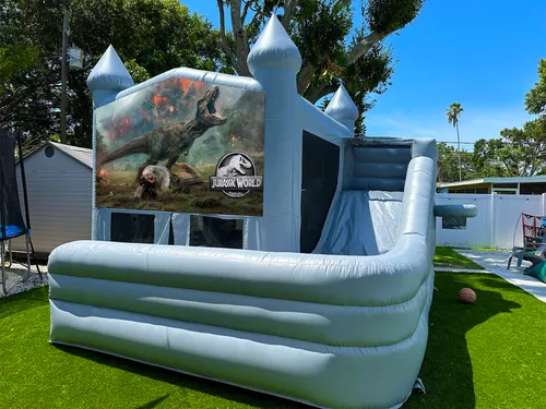 Jurassic World Bounce Slide (WET or DRY) 16 x 16 x 16