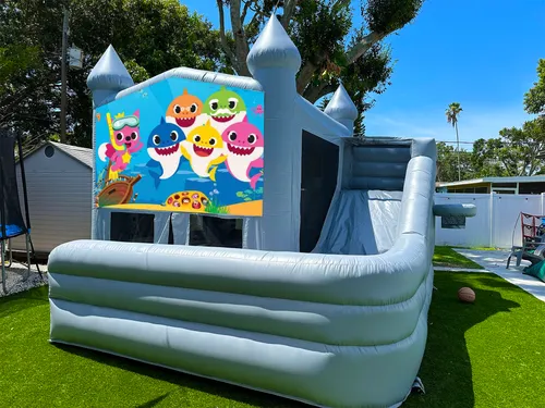 Baby Shark Bounce Slide (WET or DRY) 16 x 16 x 16