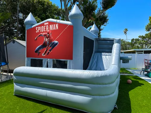 Spider Man Bounce Slide (WET or DRY) 16 x 16 x 16