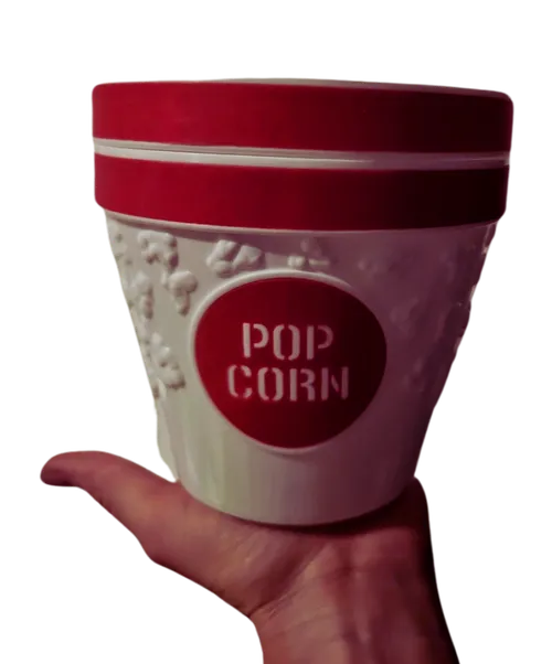 Set of 2 Plastic Popcorn Bowls