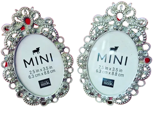 Set of 8 Mini Oval Frames