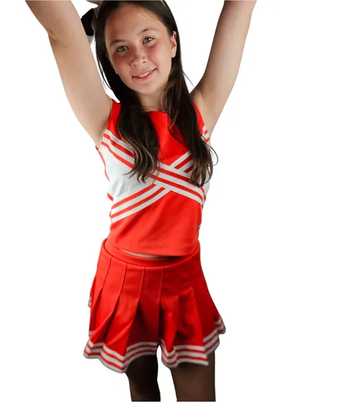 Cheerleader Uniform & Pom Poms