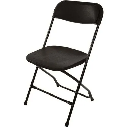 Black Plastic Folding Chairs
