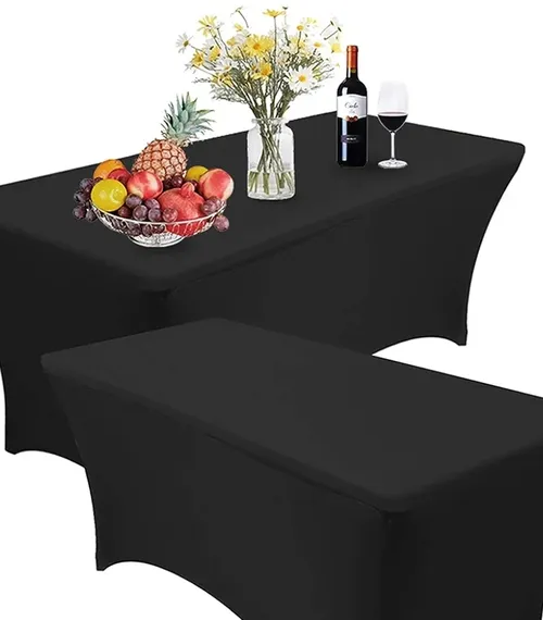 Stretchy Fitted 8' Rectangular Table Cloth