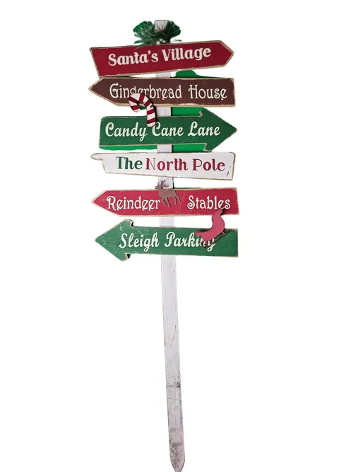 Santa's Village Sign