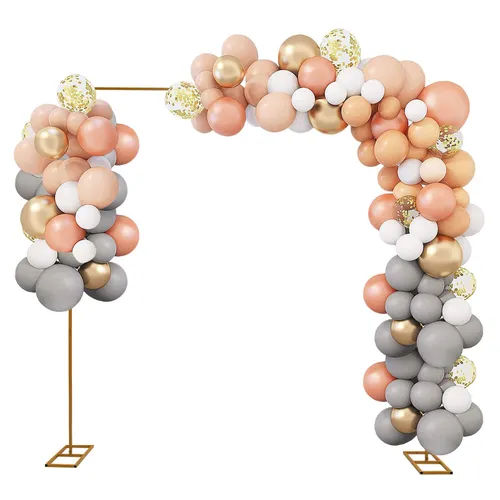 Gold Table Top Rectangular Balloon Arch Frame