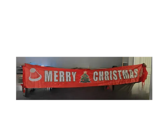 8' 'Merry Christmas' Banner