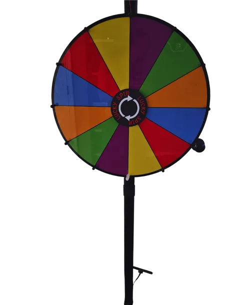 4' Prize Wheel with Stand & Base
