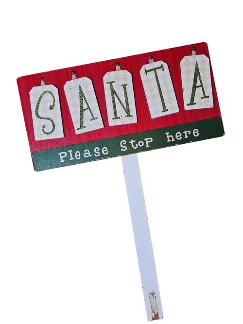 Santa Sign