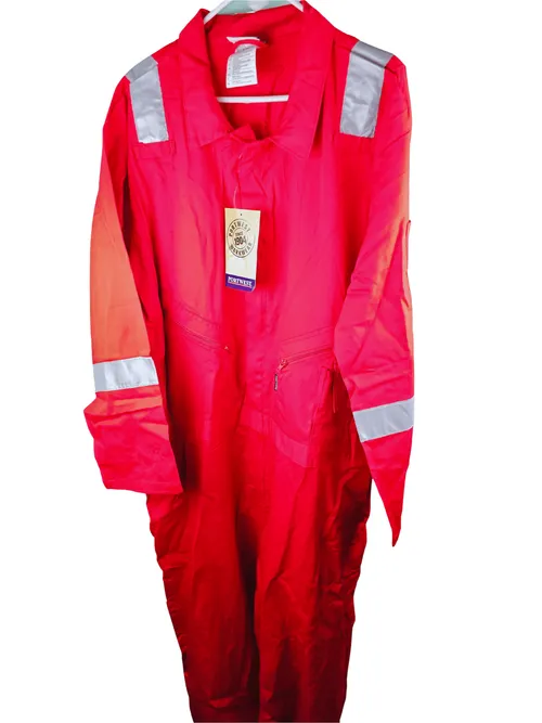 Red Coverall Reflective Safety Uniform