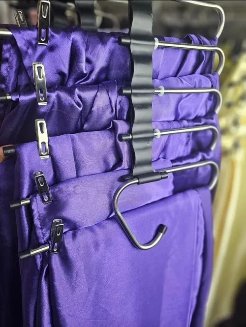 Purple Satin Overlays 72