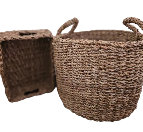 Set of 6 Varied Woven Baskets