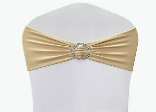 Champagne Stretch Chair Sash