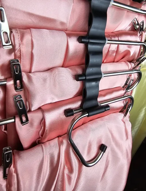 Blush Satin Overlays 72