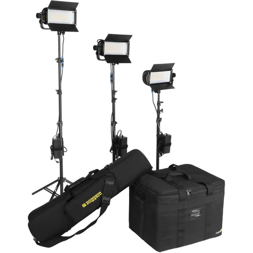 LOWEL RIFA EXCHANGE 3-LIGHT KIT (one light missing)