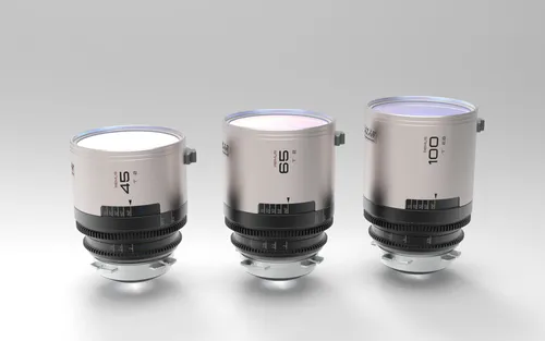 BLAZAR Remus 45/65/100mm Anamorphic 3-Lens Kit - EF, (Blue Flare)