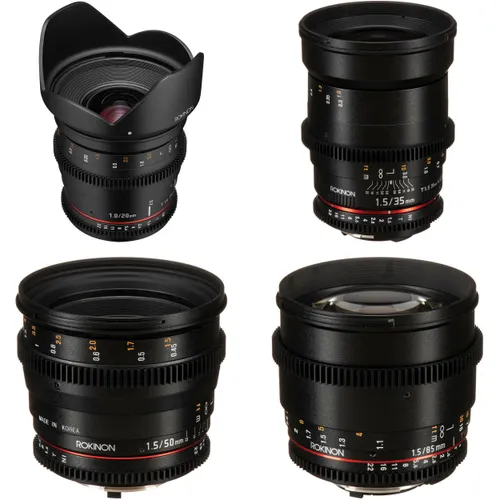 ROKINON 4-LENS KIT (EF MOUNT) (FILM CLUB ONLY)