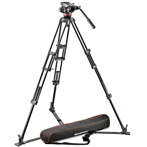 MANFROTTO 546GB TRIPOD W/ MVH502A HEAD