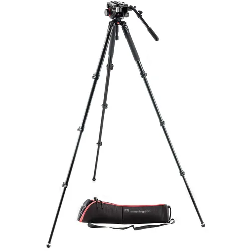 MANFROTTO MVT535AQ TRIPOD W/ MVH502A HEAD