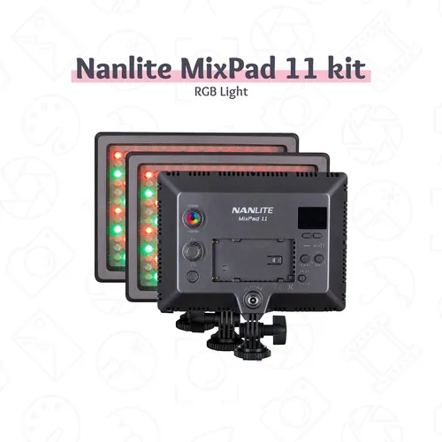 Nanlite Mixpad 11 RGB Panel 3 lights kit