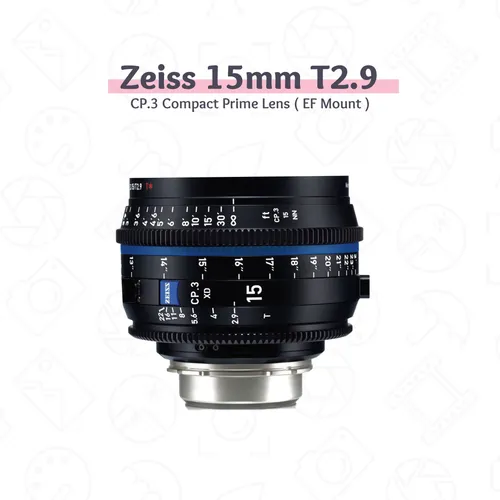 Zeis CP.3 15mm T2.9 Cine Lens EF Mount