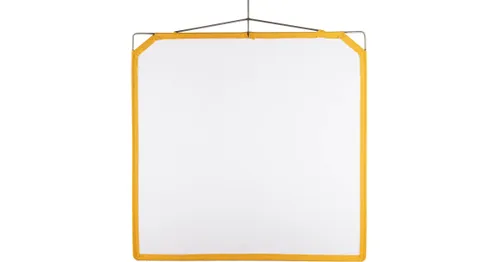 Solid Frame Scrim White Artificial Silk (48 x 48