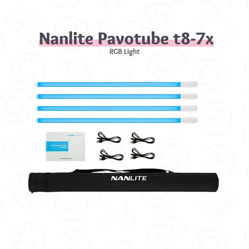 nanlite pavotube T8-X7 4 lights kit