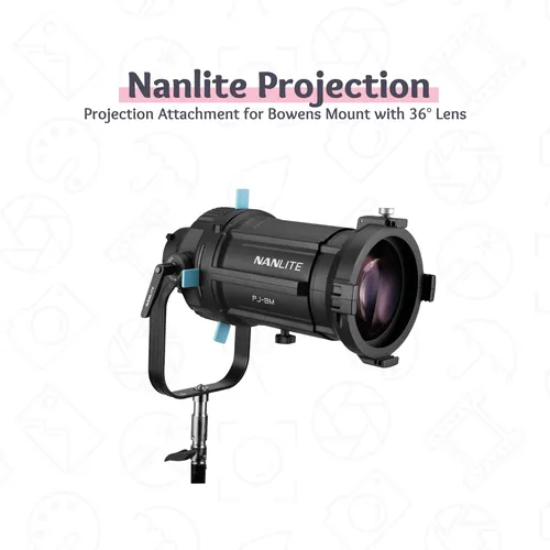Nanlite Projection Attachment for Bowens Mount with 36° Lens