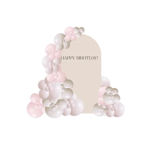 Backdrop with Balloon Decor
