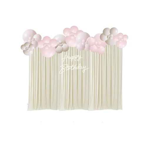 Drape & Balloons Backdrop