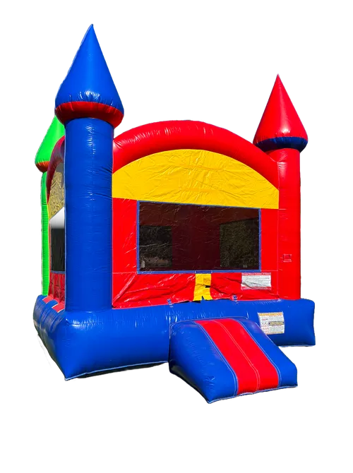 Blue & Red Bounce House