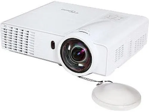 Optoma short throw projector - beamer verhuur voor films, presentaties en games