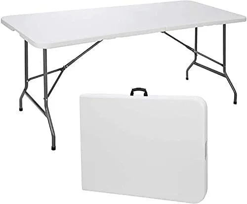 White Folding Table