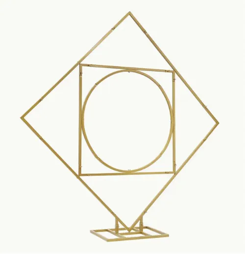 Diamond Square Gold backdrop stand