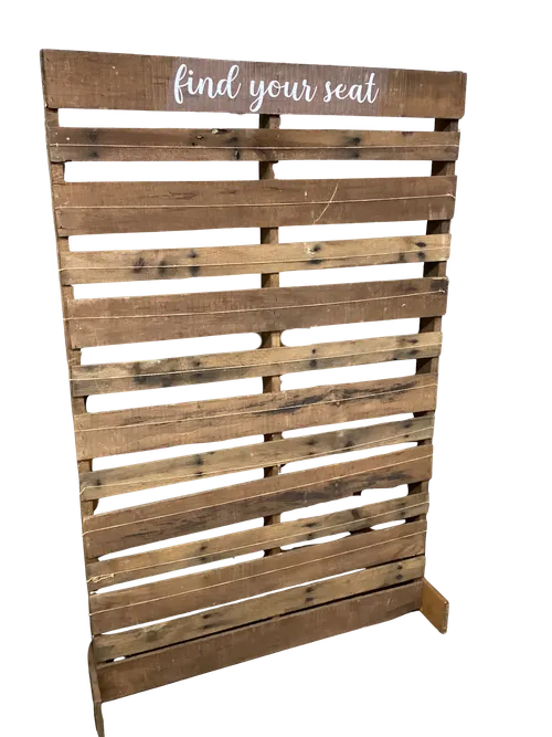 Large Find Your Seat Pallet 48