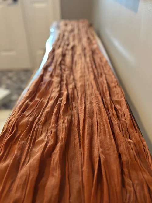 Terracotta Cheesecloth Table Runners
