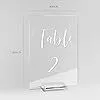 Vertical Acrylic Table Numbers (1-40)