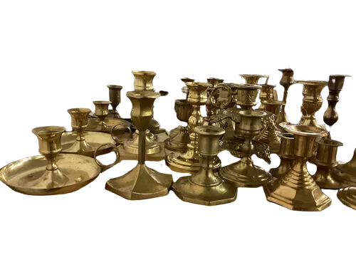 Brass Candlestick 2-4in