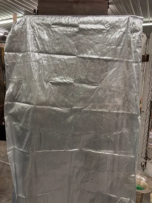 Silver Curtain Panel