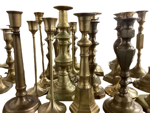 Brass Candlestick 8-10in