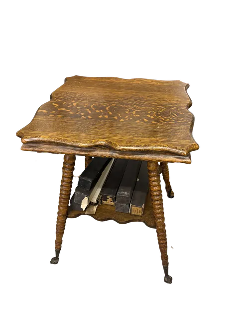 Vintage Tiger Oak Table