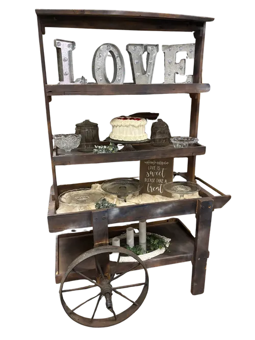 Vintage Popcorn Cart